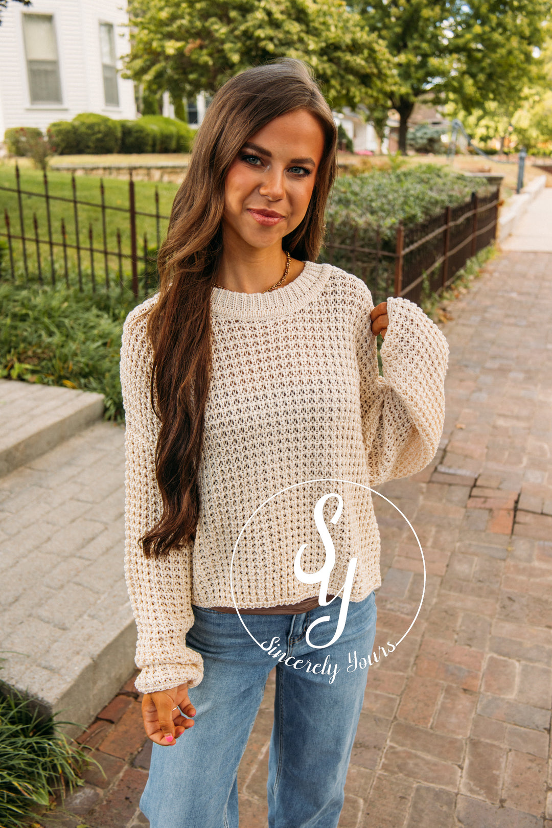 Coffee Date Sweater - Oatmeal