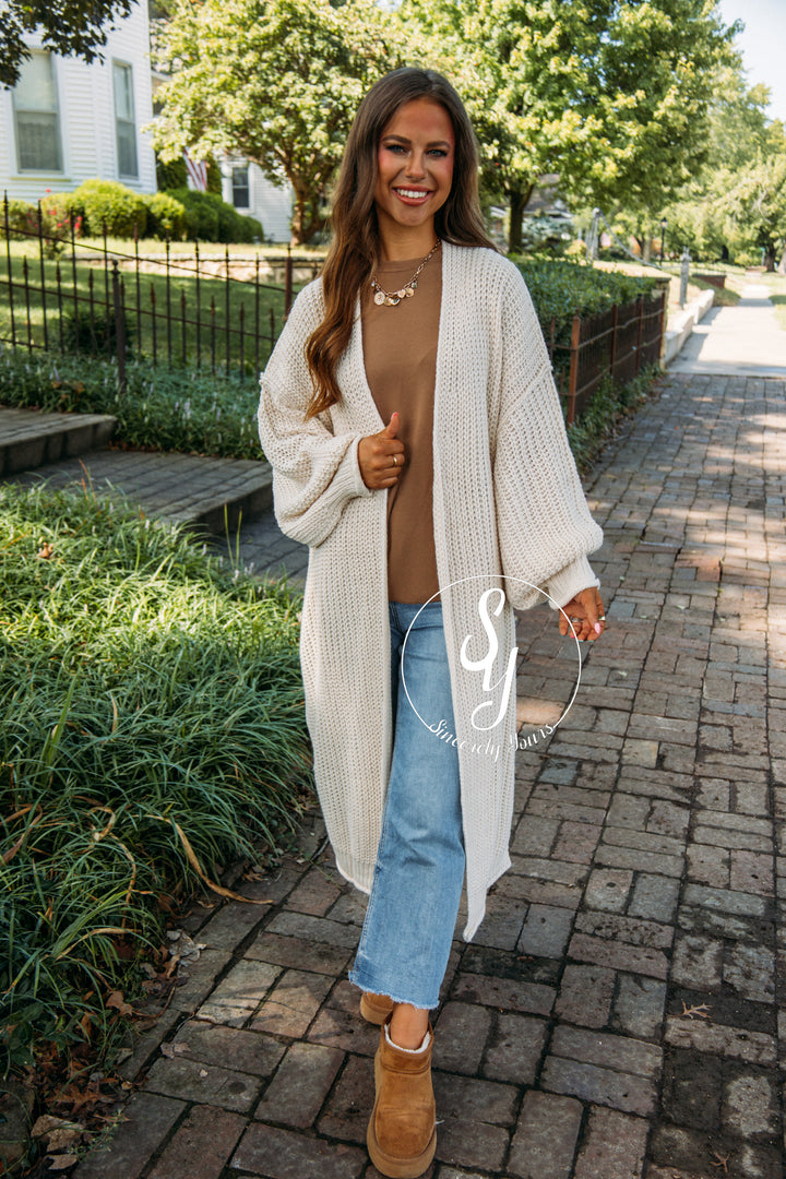 Cosette Sweater- Powder Beige