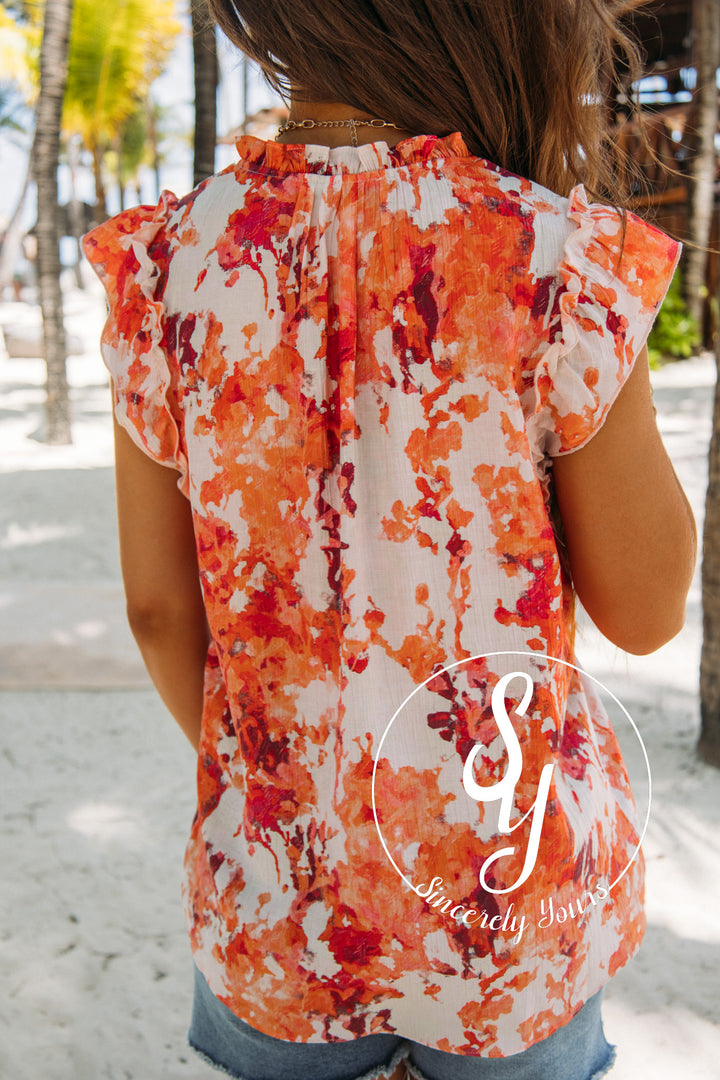 Making Waves Top - Red