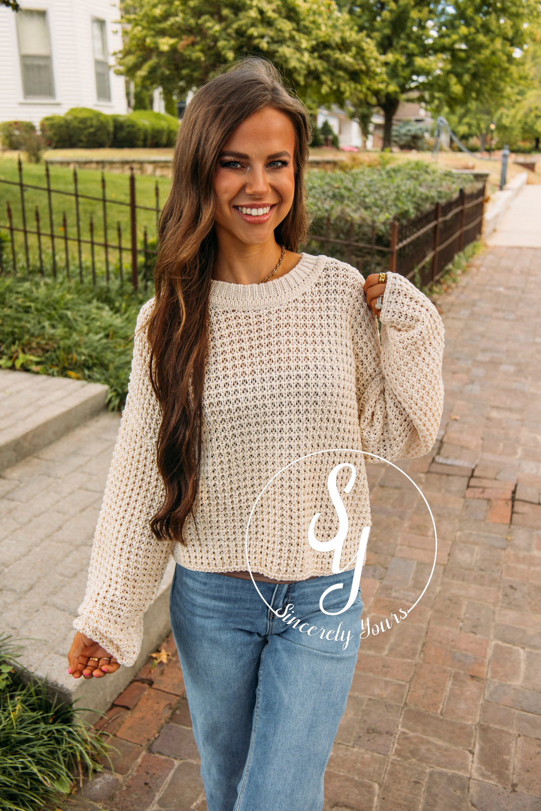 Coffee Date Sweater - Oatmeal