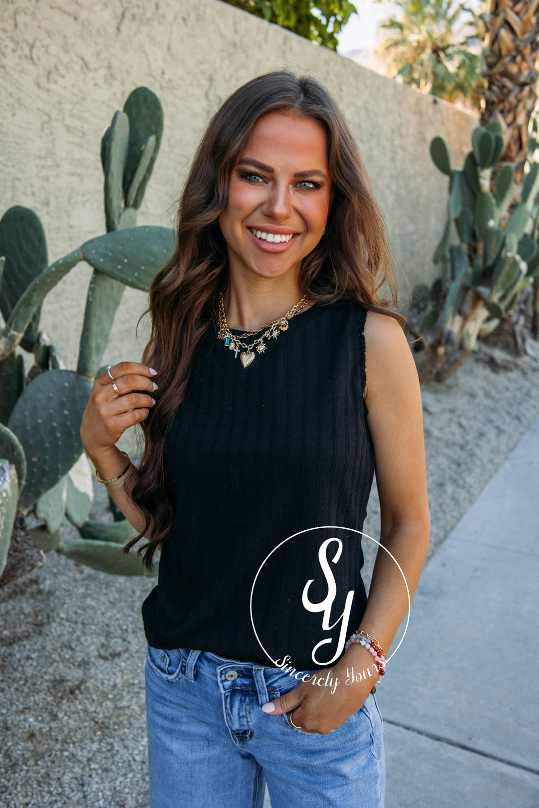Sorbet Tastin Top- Black