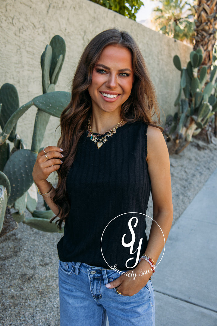 Sorbet Tastin Top- Black