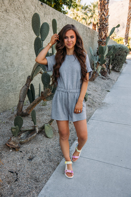 Longlive Romper -Grey