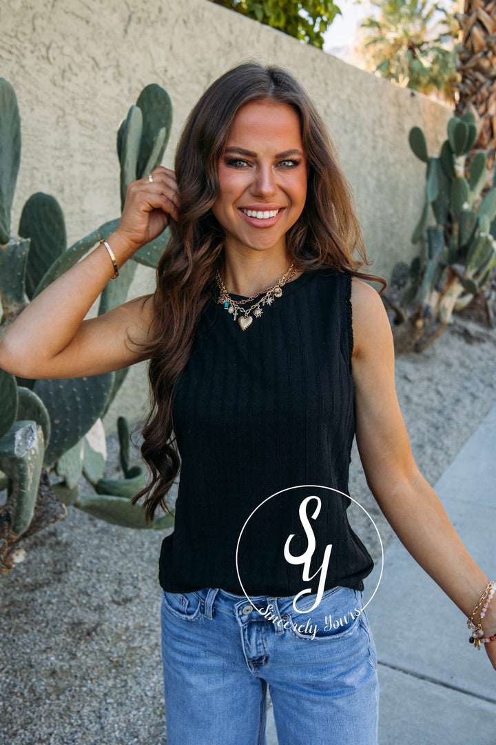 Sorbet Tastin Top- Black