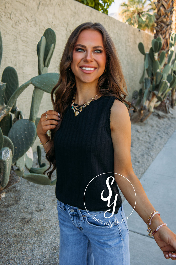 Sorbet Tastin Top- Black