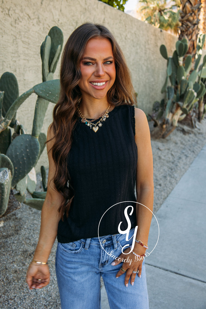 Sorbet Tastin Top- Black