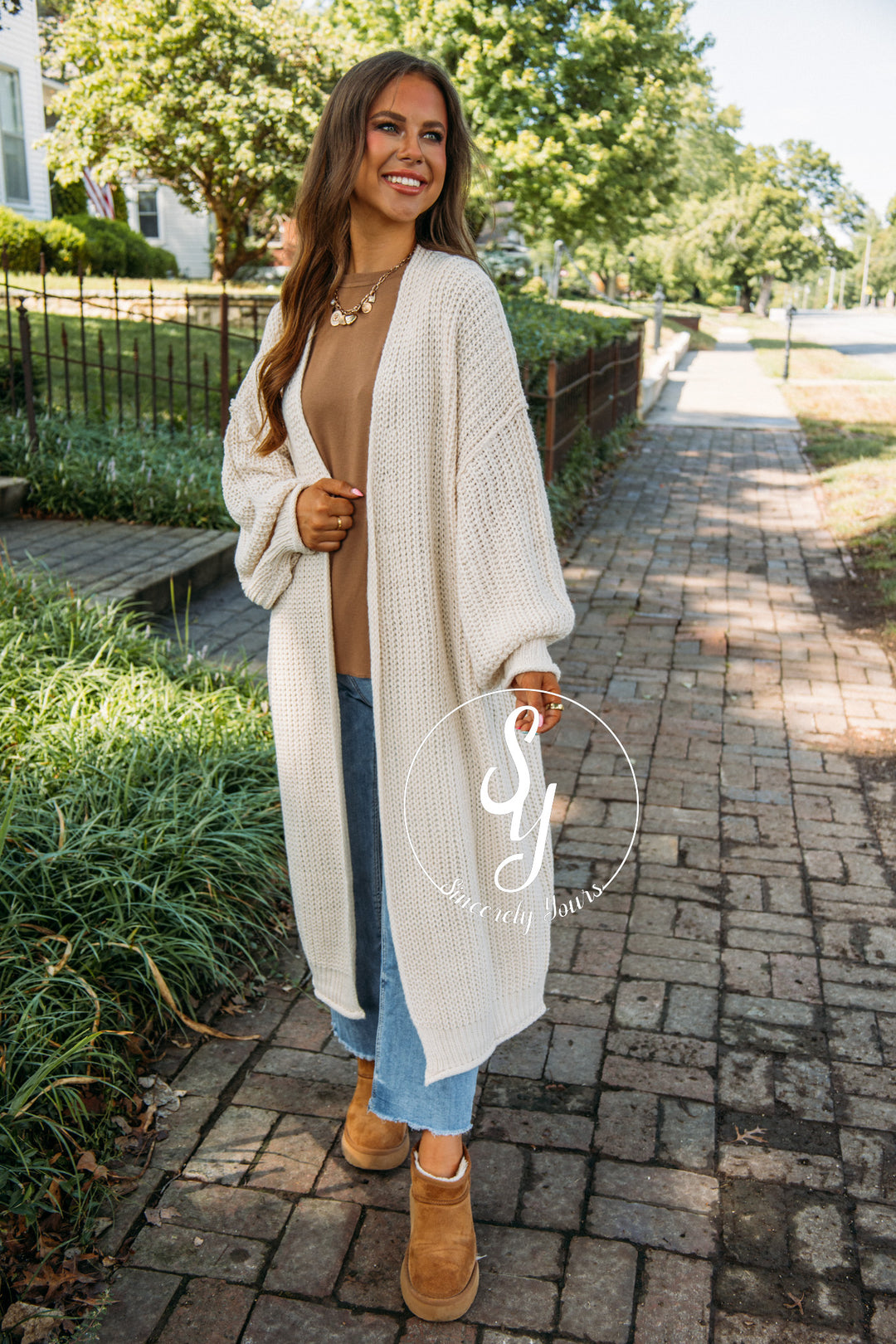 Cosette Sweater- Powder Beige