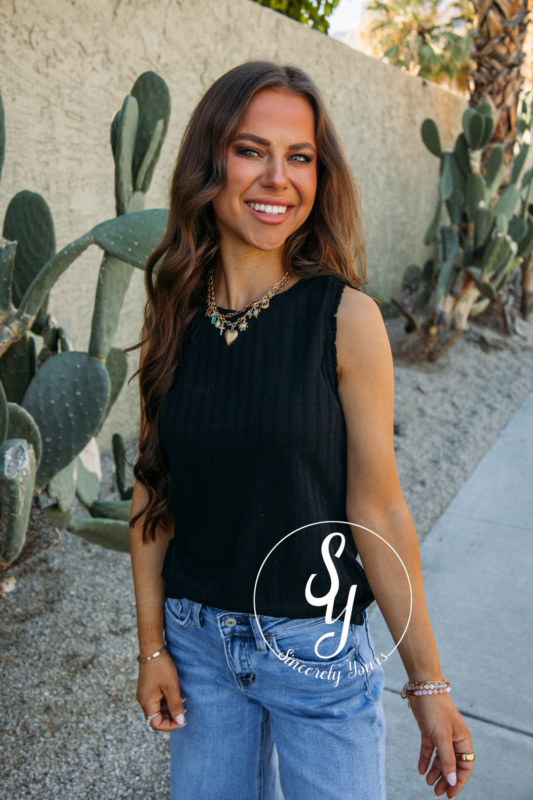 Sorbet Tastin Top- Black