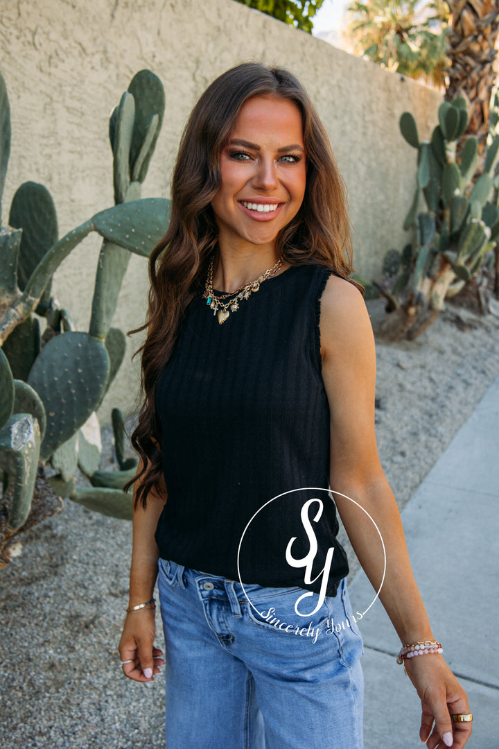 Sorbet Tastin Top- Black