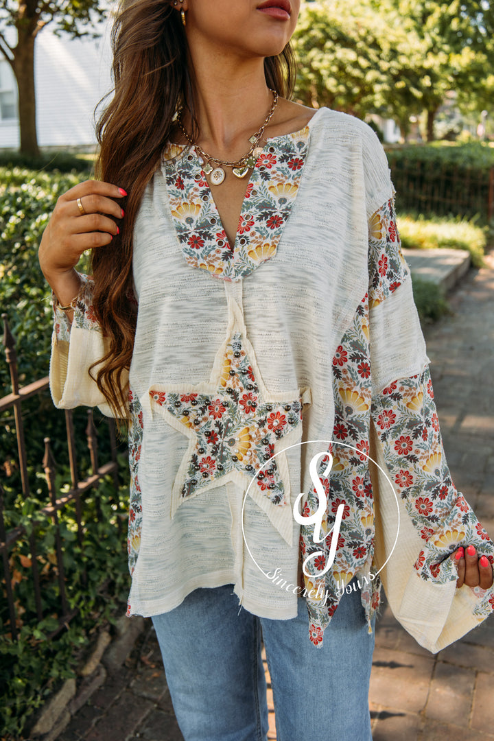 Pearl Top - Cream