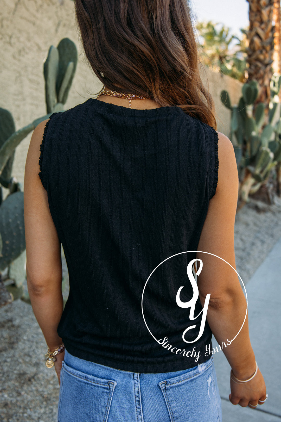 Sorbet Tastin Top- Black