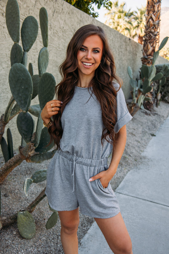 Load image into Gallery viewer, Longlive Romper -Grey
