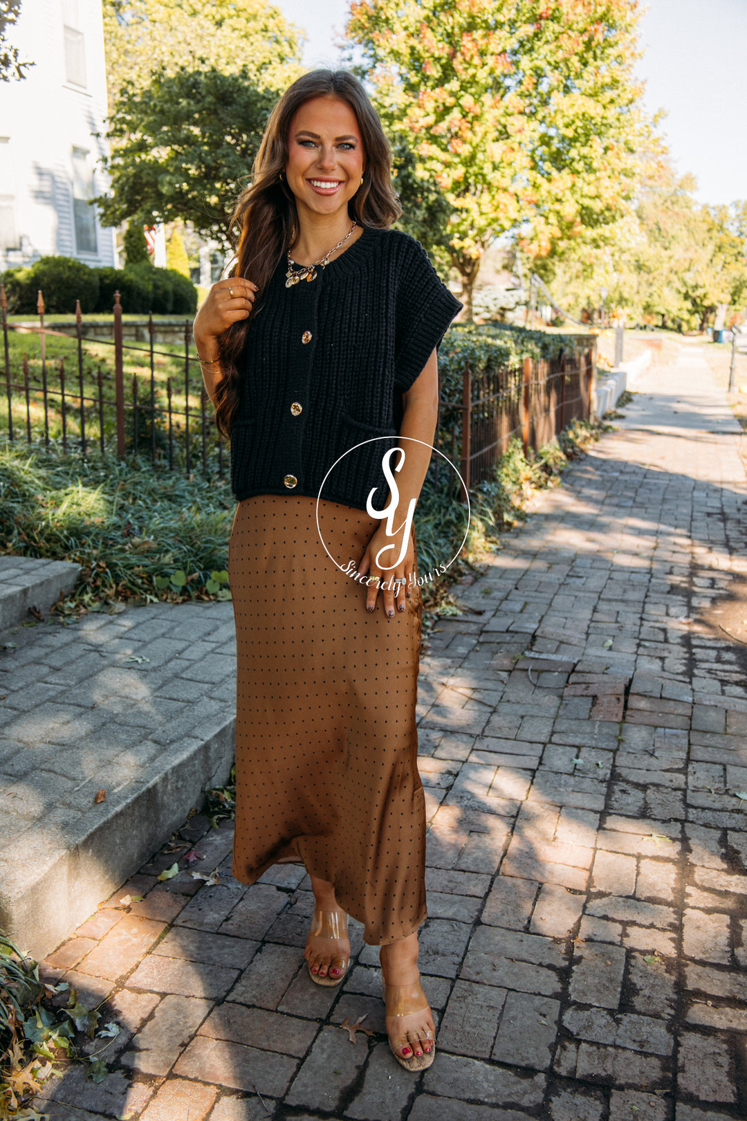 The Envy Skirt - Choco/ Black