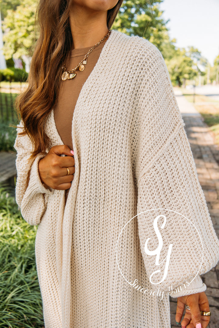 Cosette Sweater- Powder Beige