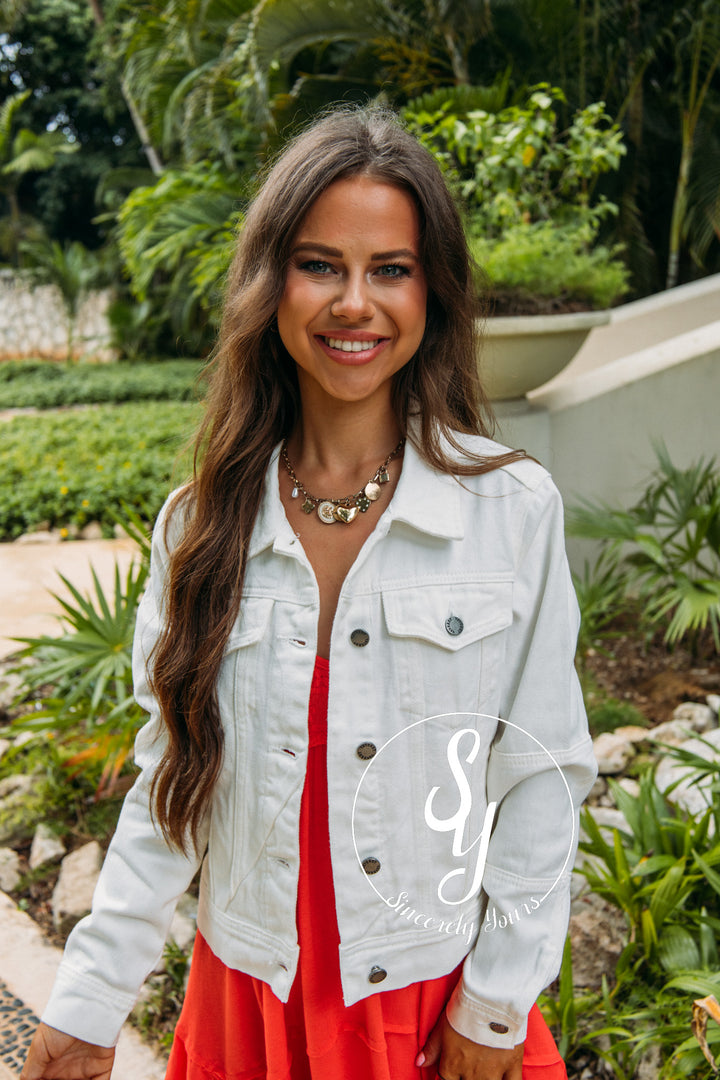 Gracie Jacket - White