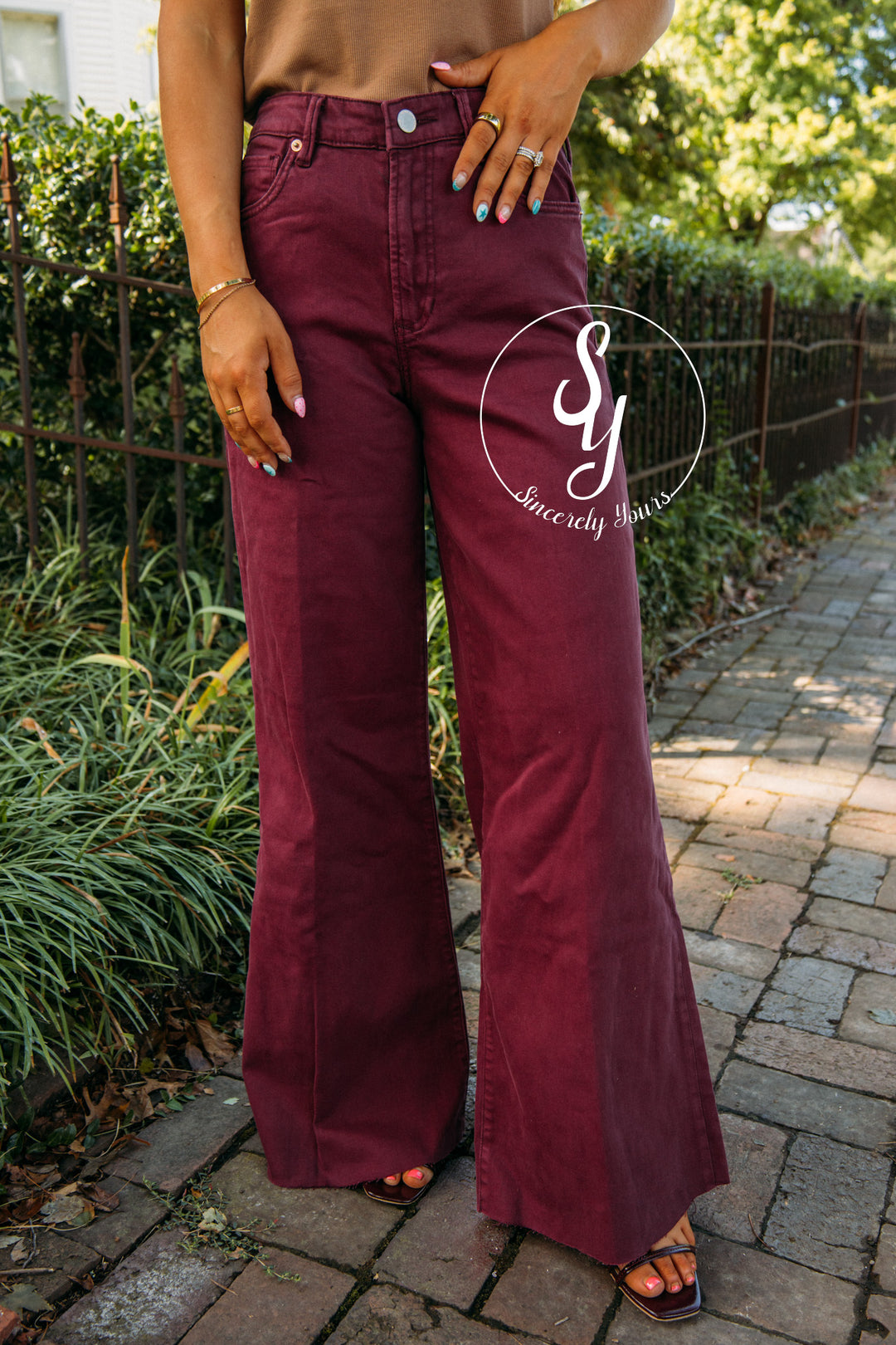 Dear John: Fiona Wide Leg Jean Naval Academy- Fig