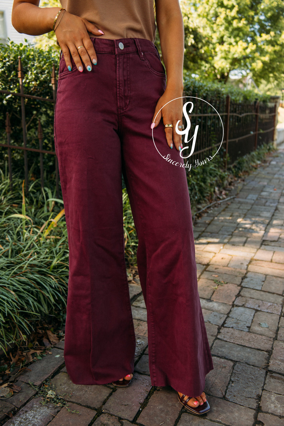 Dear John: Fiona Wide Leg Jean Naval Academy- Fig