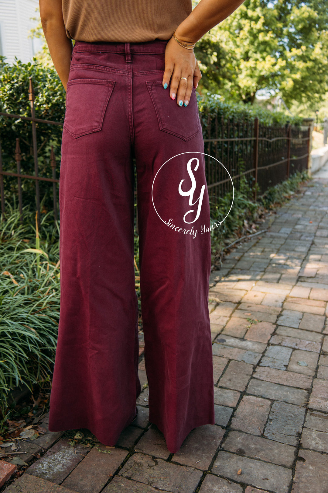 Dear John: Fiona Wide Leg Jean Naval Academy- Fig