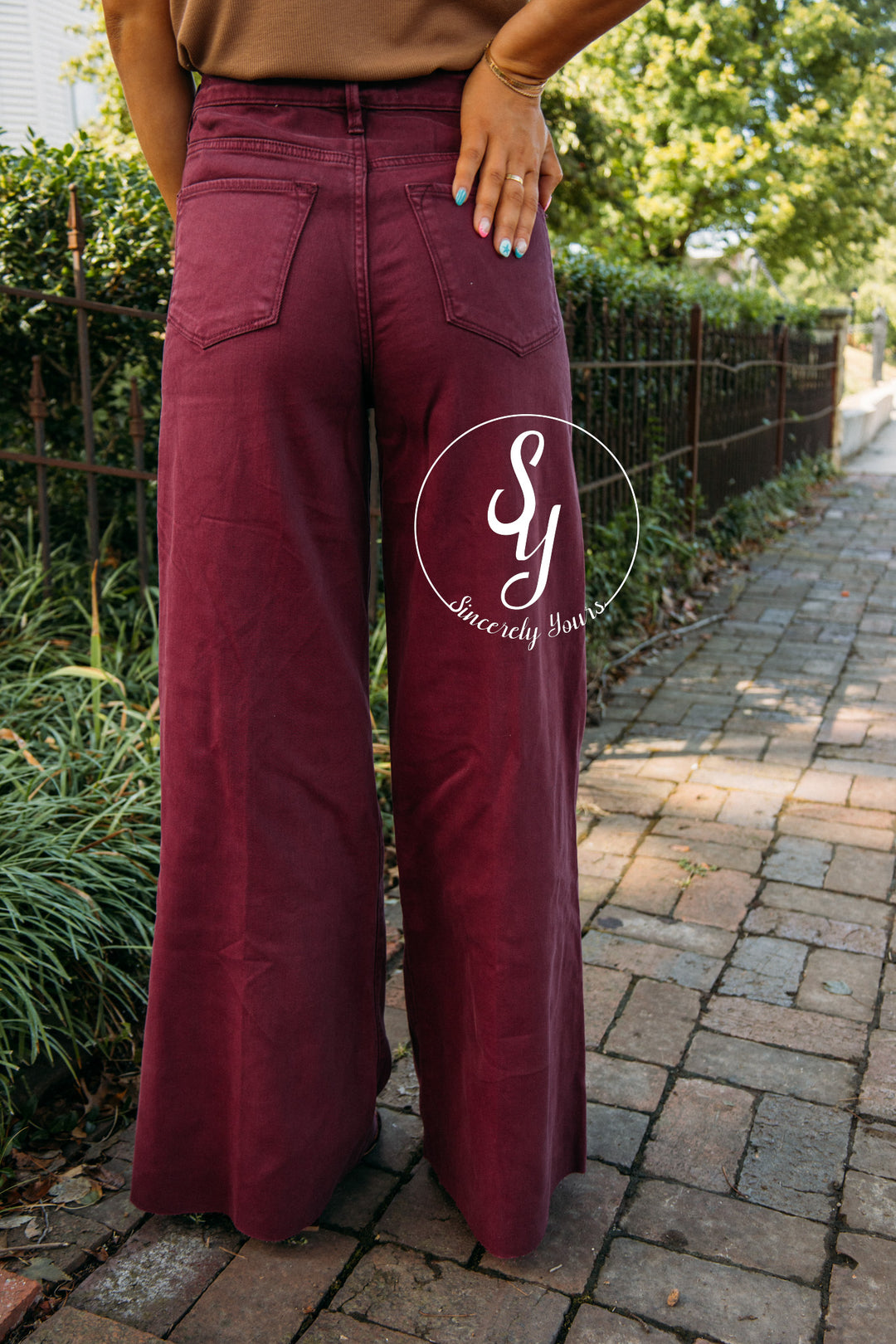 Dear John: Fiona Wide Leg Jean Naval Academy- Fig