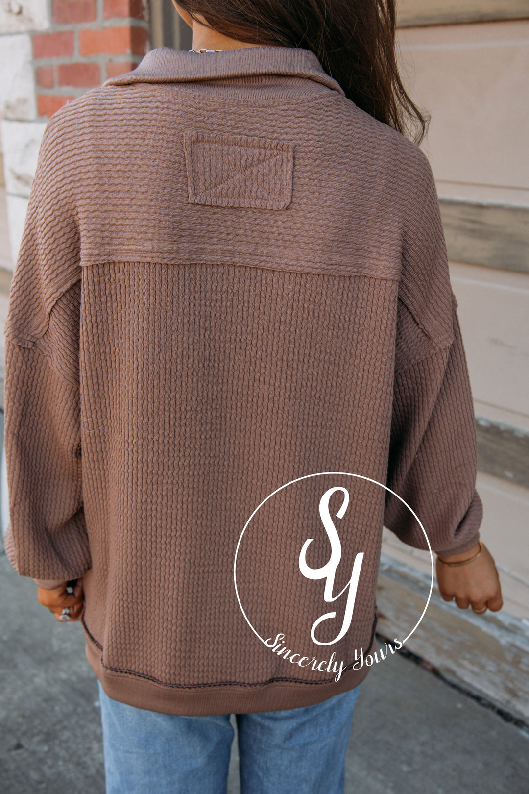 Colorado Cozy Pullover - Mocha