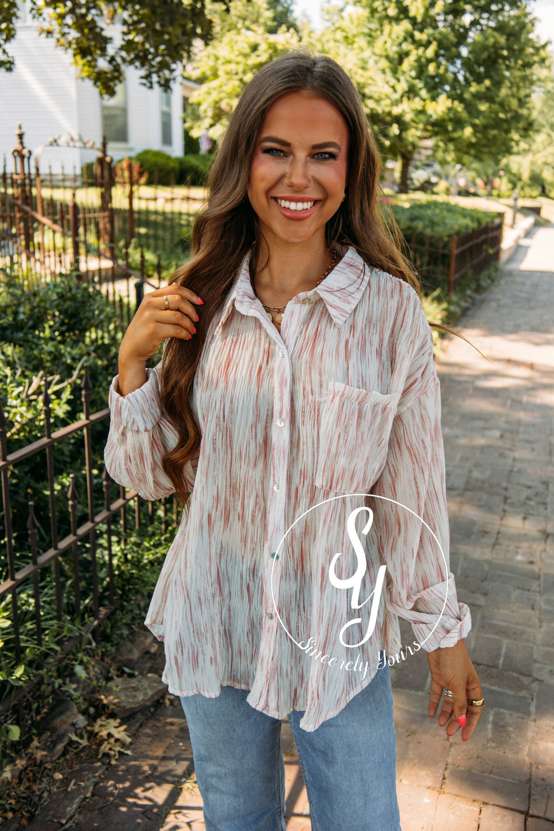 Ritzy Top - Blush