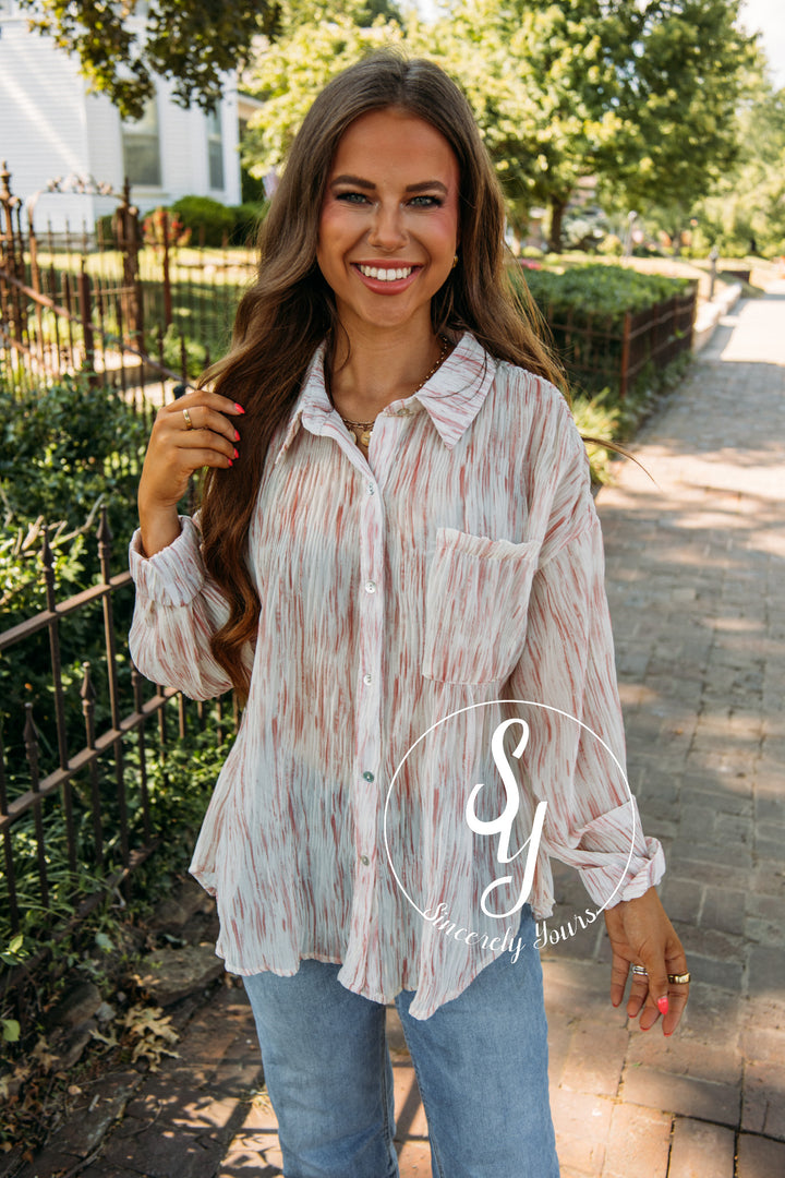 Ritzy Top - Blush
