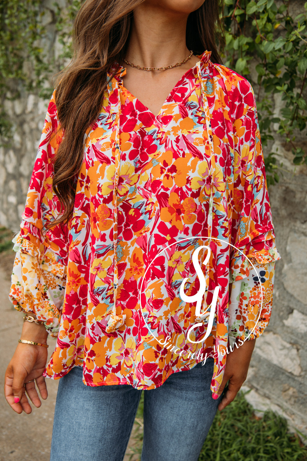 Nothing Better Floral Blouse - Magenta