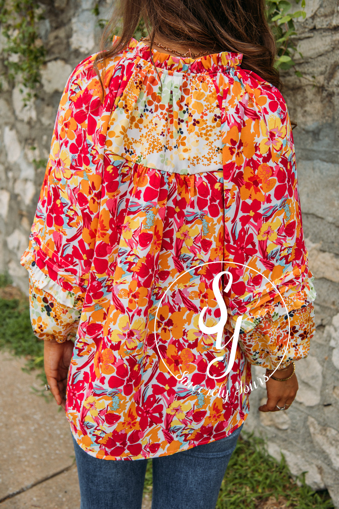 Nothing Better Floral Blouse - Magenta