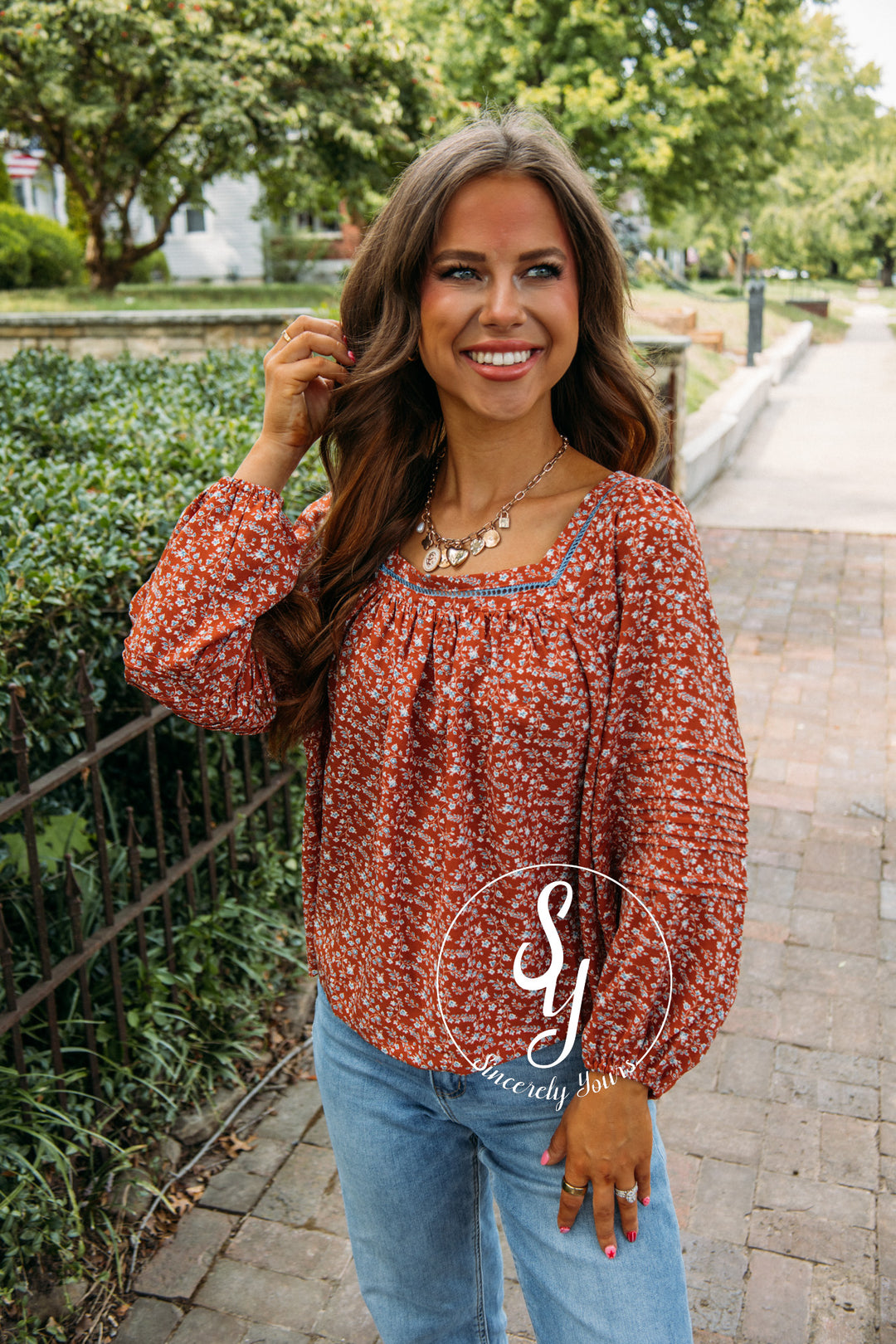 Hidden Attraction Top- Clay