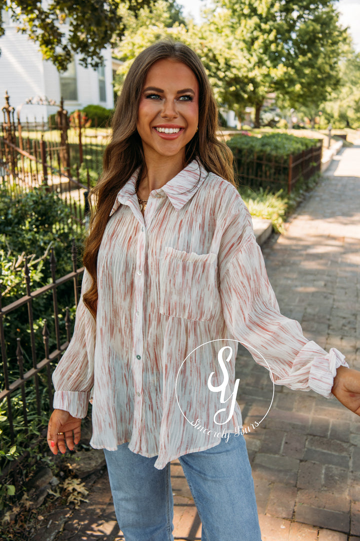 Ritzy Top - Blush