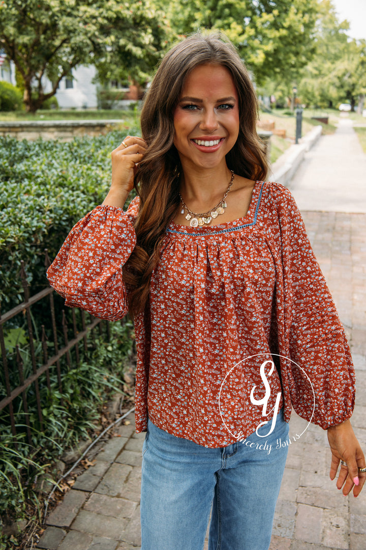 Hidden Attraction Top- Clay