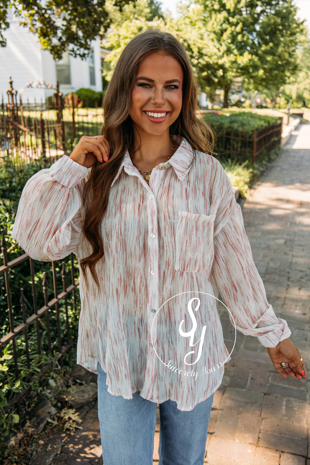 Ritzy Top - Blush