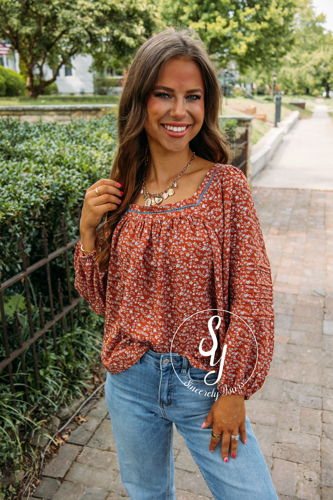 Hidden Attraction Top- Clay