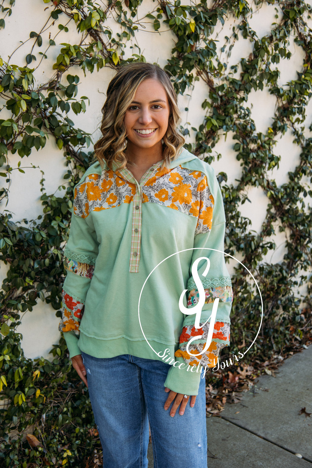 Boho Life Top- Sage