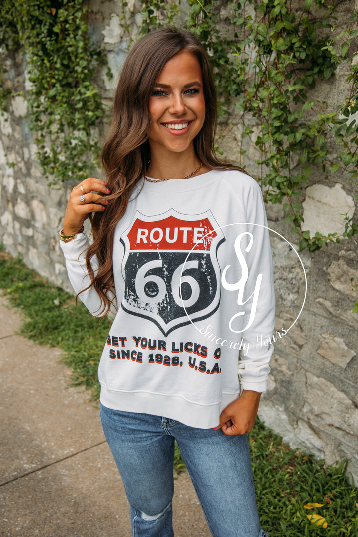 Route 66 Licensed Crewneck