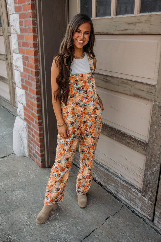 Load image into Gallery viewer, Forever Thankful Overalls - Cream
