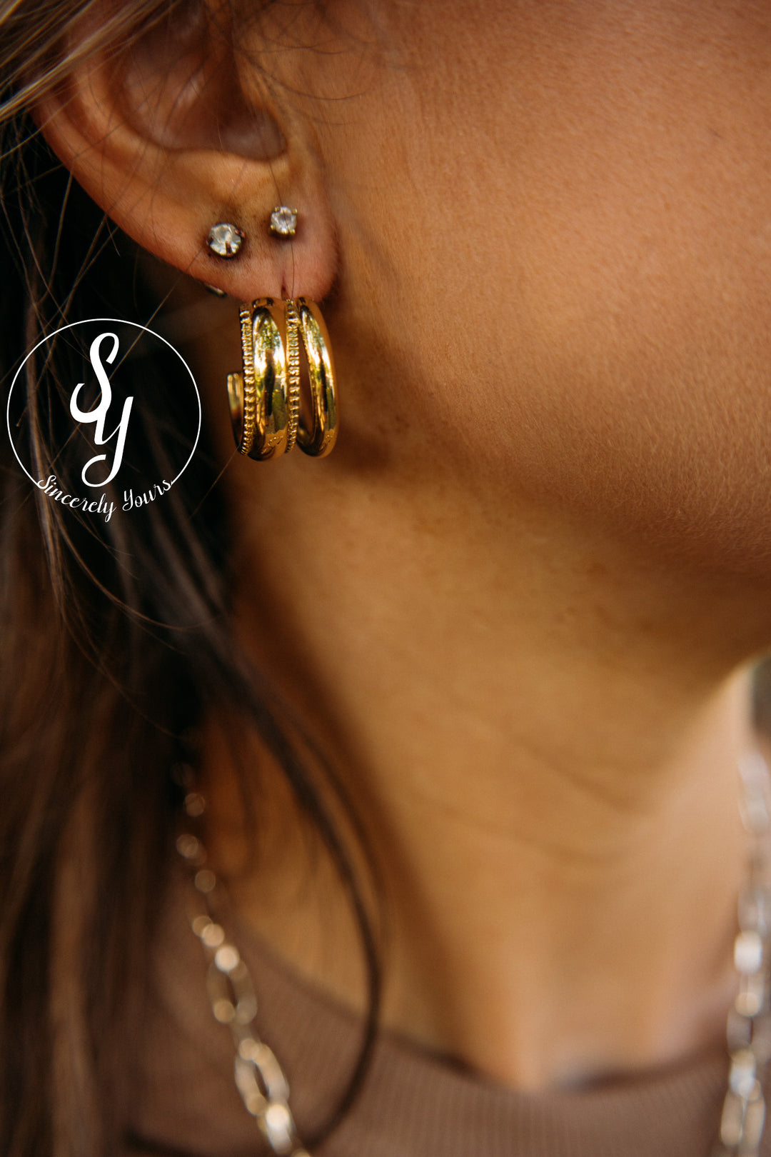 Sahira: Leo Hoops -Gold