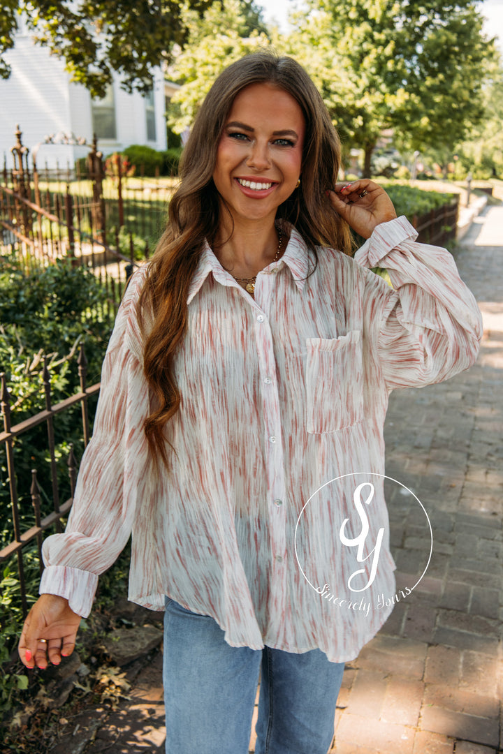 Ritzy Top - Blush