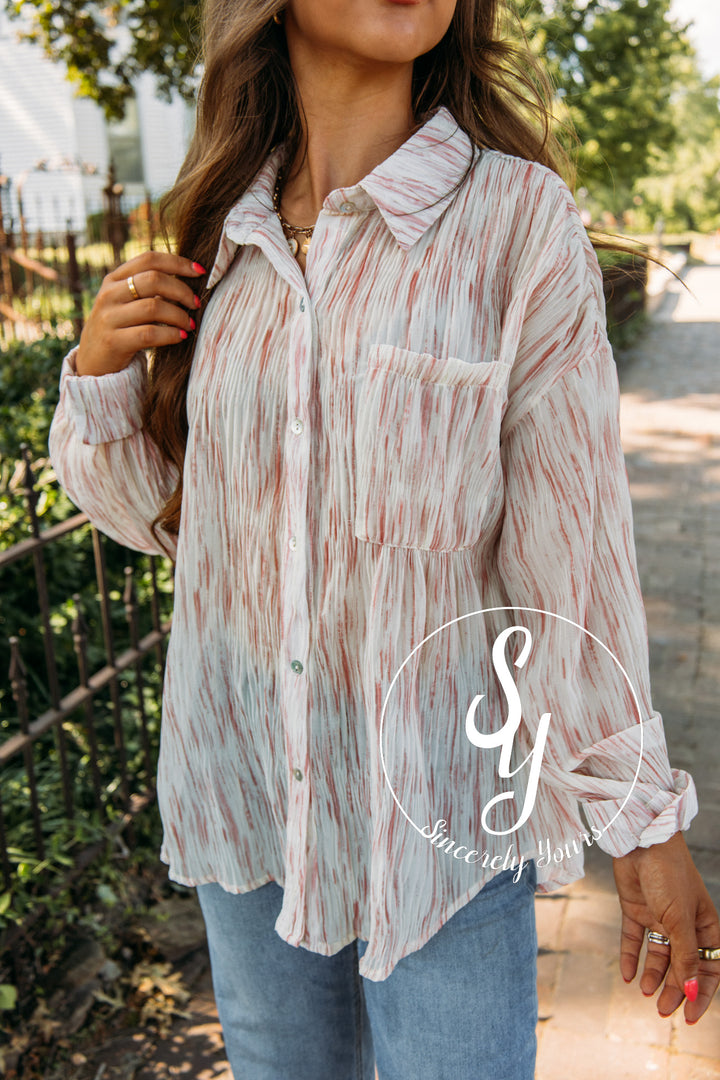 Ritzy Top - Blush
