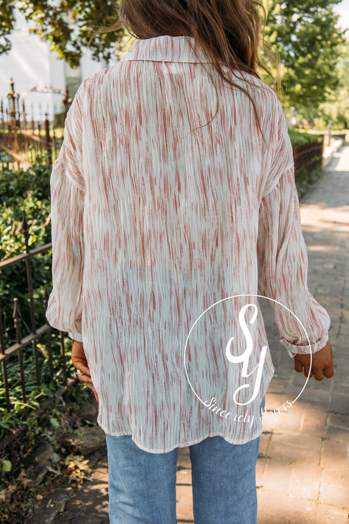 Ritzy Top - Blush