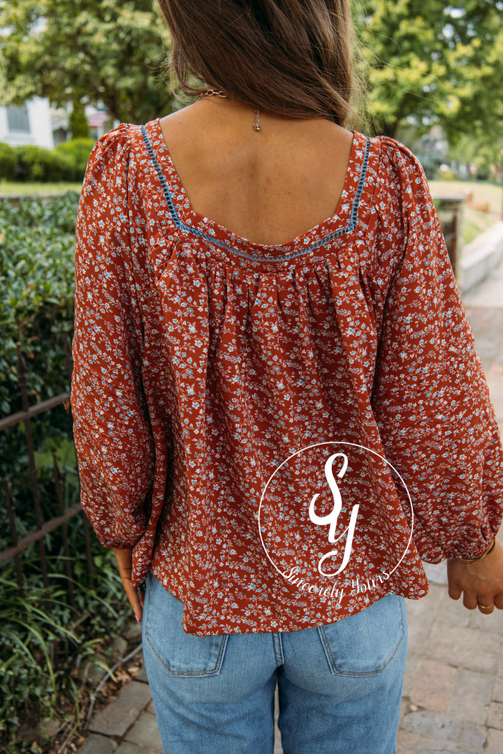 Hidden Attraction Top- Clay