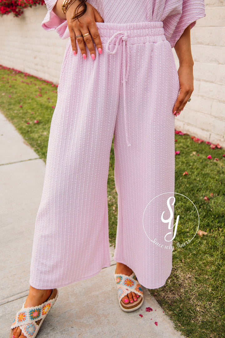 Go With The Flow Pants - Pink Kosmos