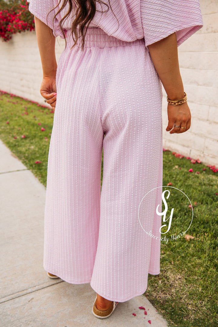 Go With The Flow Pants - Pink Kosmos