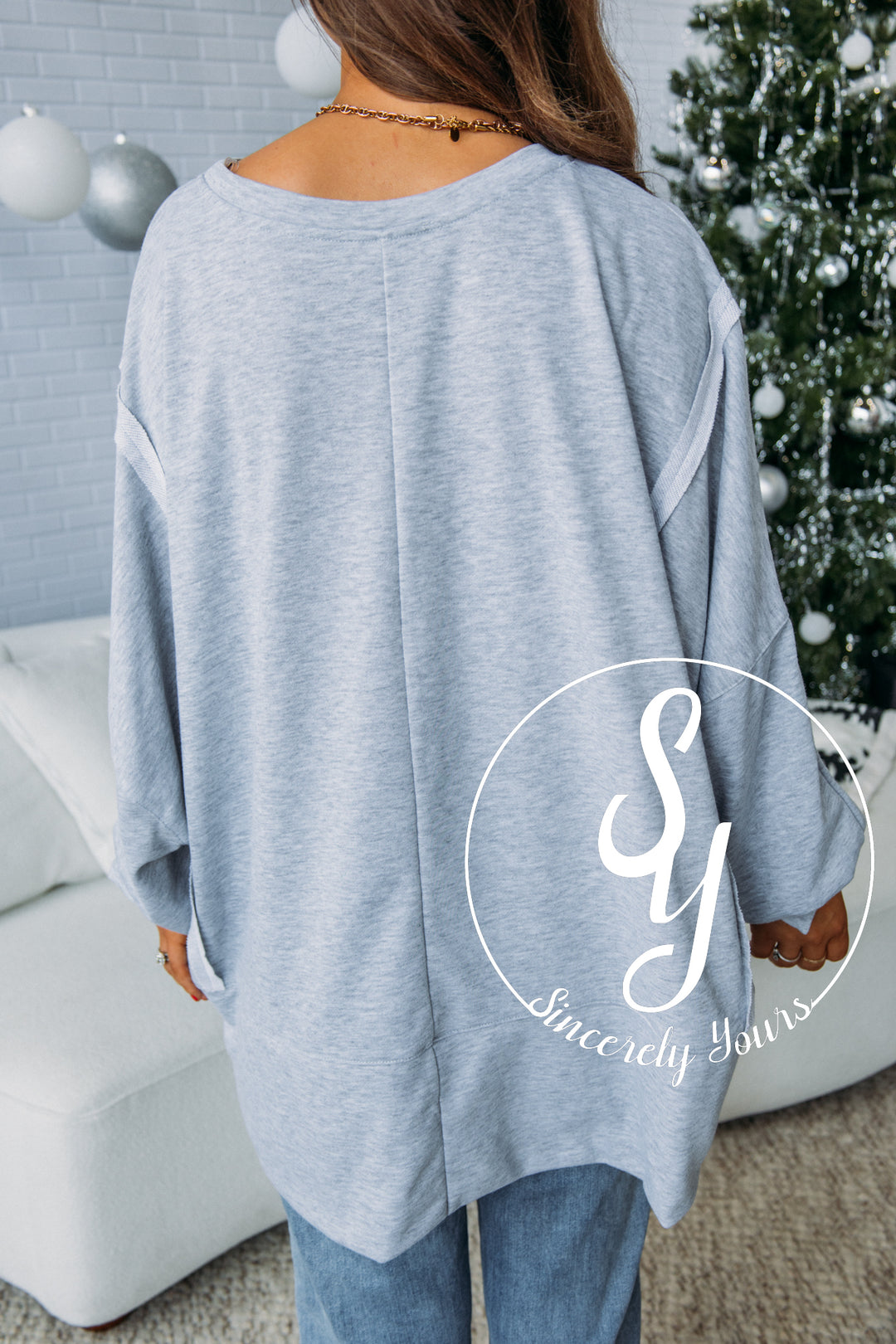 Christmas Things Sweatshirt - Gray