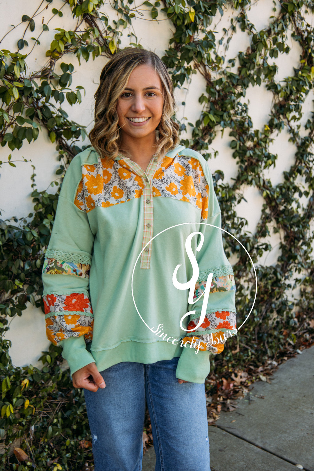 Boho Life Top- Sage