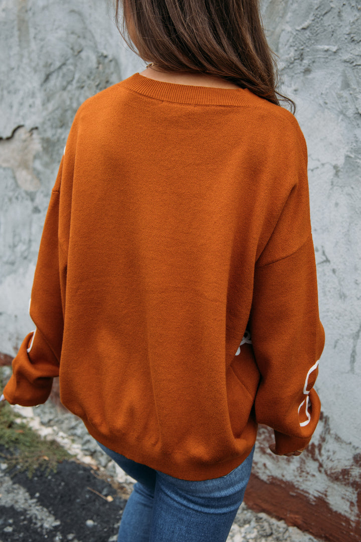 Nicole Sweater - Rust