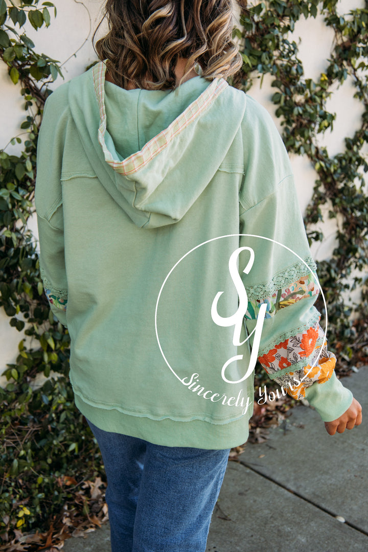 Boho Life Top- Sage