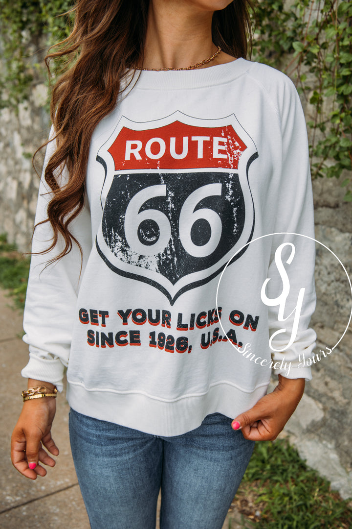 Route 66 Licensed Crewneck