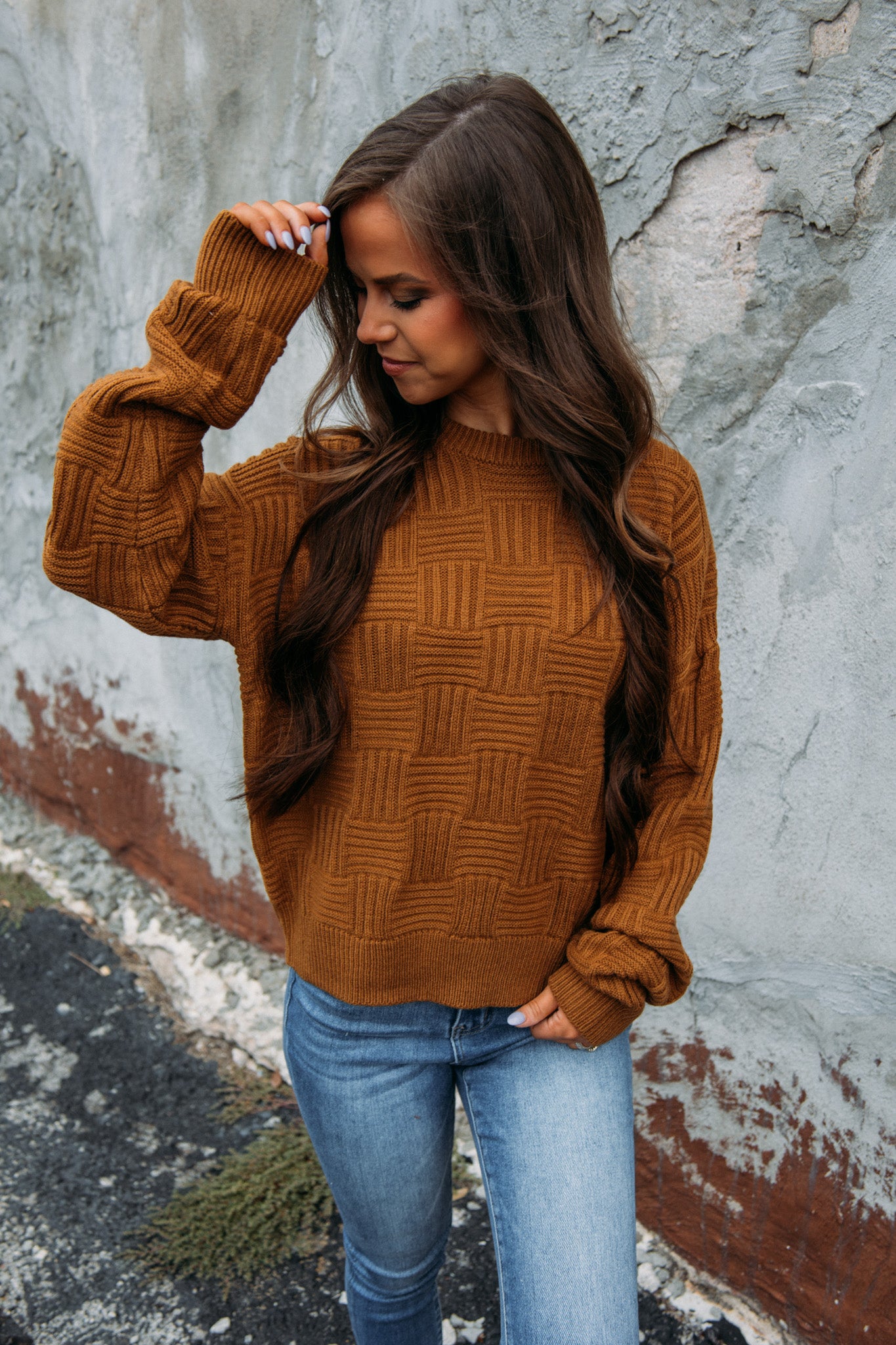 Hayfield Sweater - Pale Brown