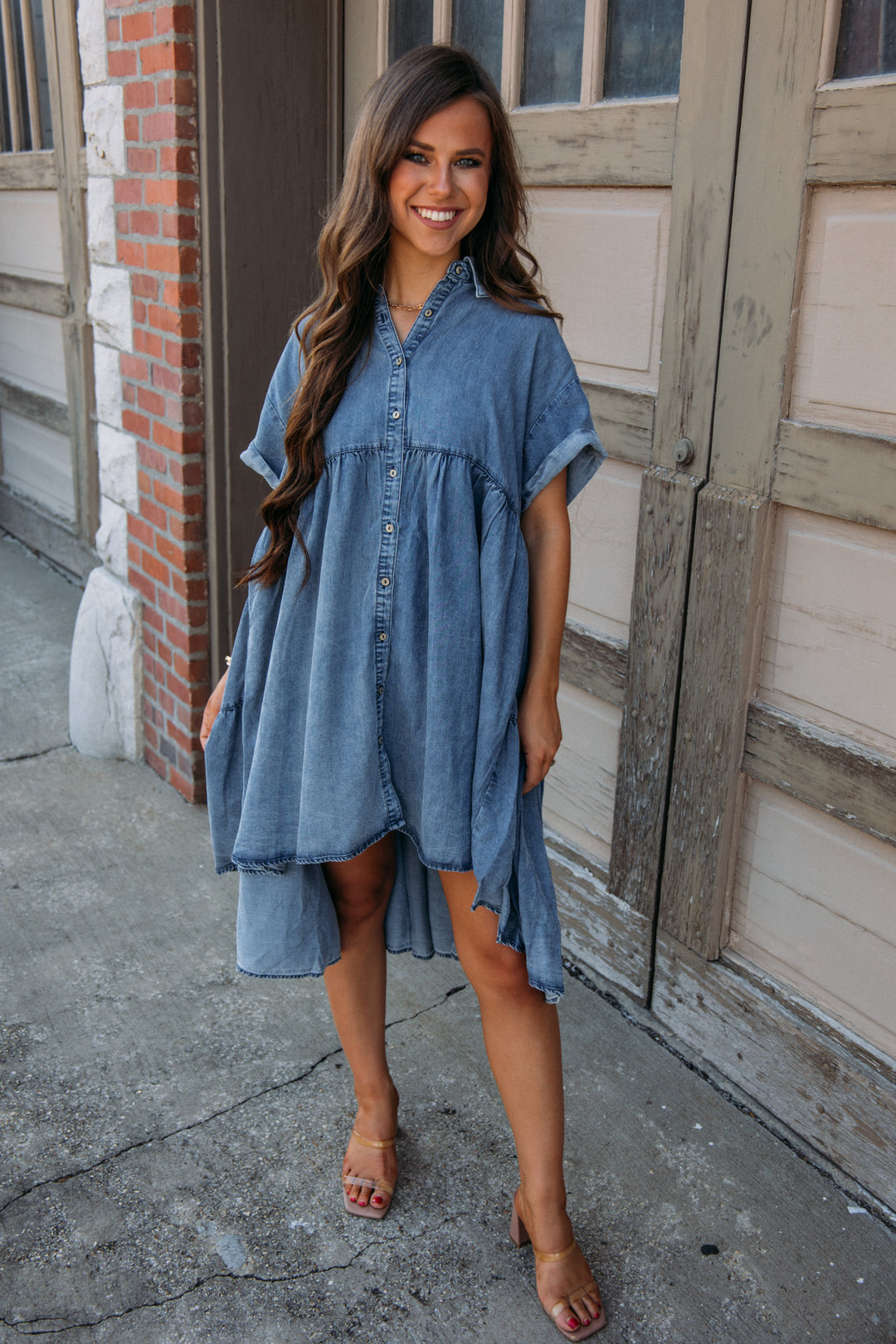 She's The One Denim Dress